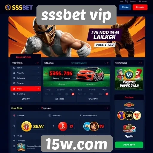 Interface e usabilidade do site sssbet vip